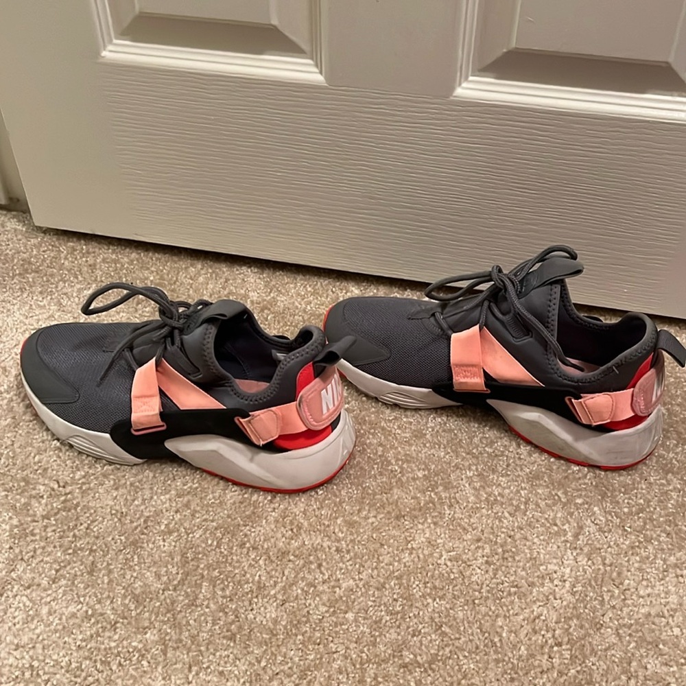 Pink and grey Nike Airs. Size 10.